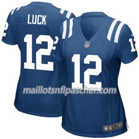 Maillot Indianapolis Colts Andrew Luck 12 Nike Royal - Femme